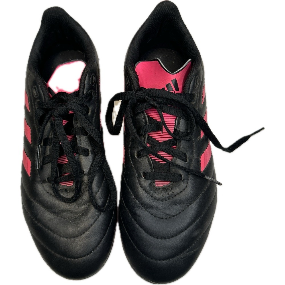 Adidas Goletto VIII‎ JR soccer cleat Black/Pink GX6907 Youth Size 4.5